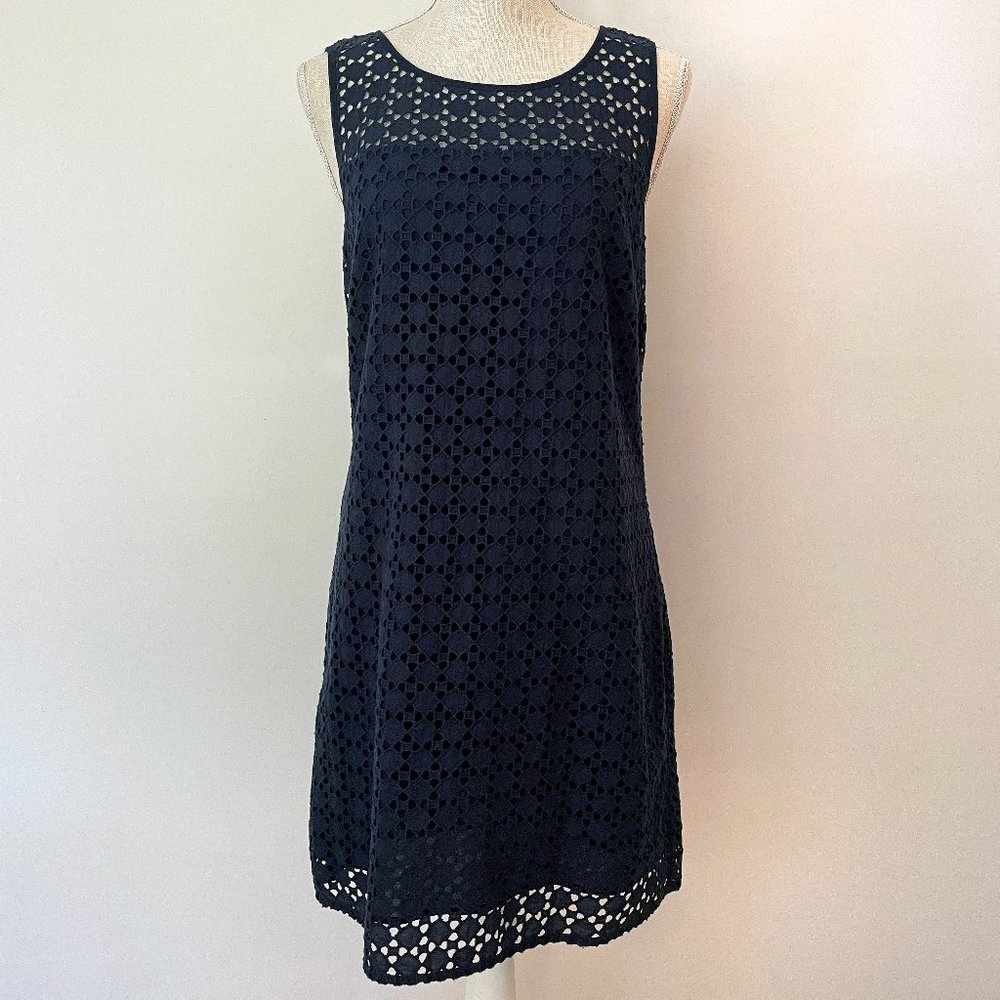 GAP Midnight Blue Lace Midi Dress